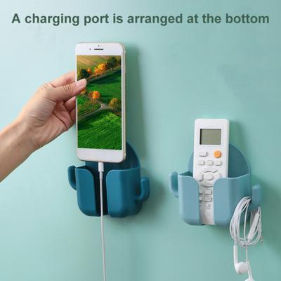 Fernbedienungshalter, Wandmontage, selbstklebend, ABS, ohne Bohren, einfach zu installierender Handy-Ladehalter für zu Hause