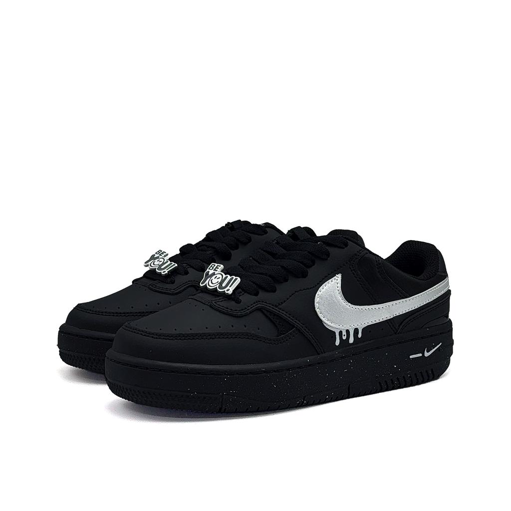 Nike Gamma Force Silver Star Shimmer Pantofi de Skateboard Joși Unisex Argintiu Negru FQ6476-010(Echipa471-)