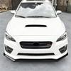 Car Front Bumper Spoiler Lip Guard Lowter Splitter Blade For Subaru Impreza WRX STI VA 2015-2021ABS Black Bodykits Tuning