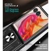 Kryt na telefon s posuvným krytem fotoaparátu pro Motorola Moto Razr 50 Ultra Nárazuvzdorný Vestavěný 360° stojánek