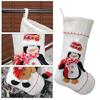 Christmas Stocking for Fireplaces Decoration Stylish Hanging Gifts Bag Santa/Snowman/Elk/Penguins Party Supplies