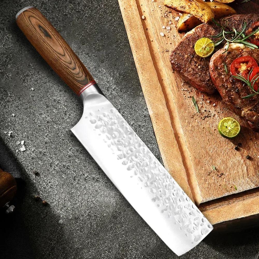 Professional Cleaver Knife Forged Kitchen Knife Meat Fish Slicing Chef Stainless Steel Boning Knife for Cooking Tools