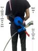 Hand-Cranked High-Pressure Water Gun with 1.5m Silicone Hose for Continuous Spray