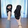 Fashion Two Strips Round Toe Women's Platform Summer Shoes Dress Long Heel Ladies Sport Shoes Sneakers Vip Super Deals Sapatenos