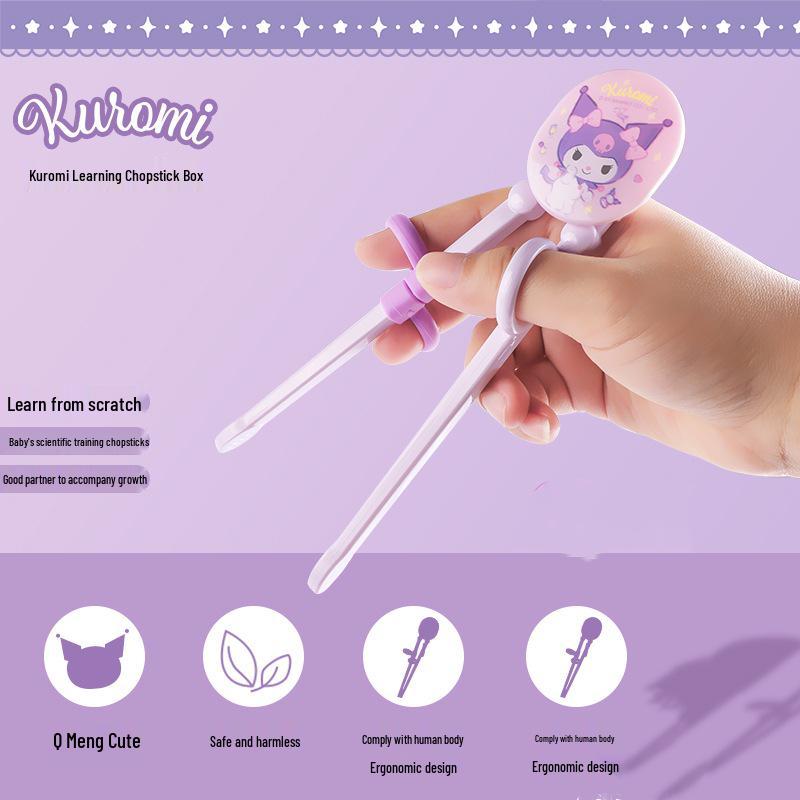 Disney 3D Cartoon Children's Stainless Steel Cutlery Set: Fork, Spoon, and Training Chopsticks