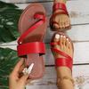 Damen Minimalistische Zehentrenner Sandalen Neue Mode Flache Sandalen Sommer Outdoor Strand Urlaub Freizeit Damenschuhe