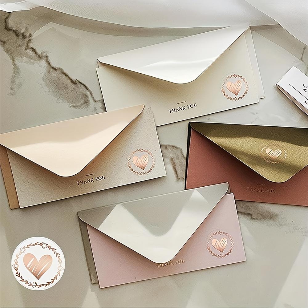 20Pcs/Sheet Heart Adhesive Packaging Label, Wedding Invitations Heart-shaped Envelope Seal Stickers, Gift Bag Packaging Box Sealing Stickers