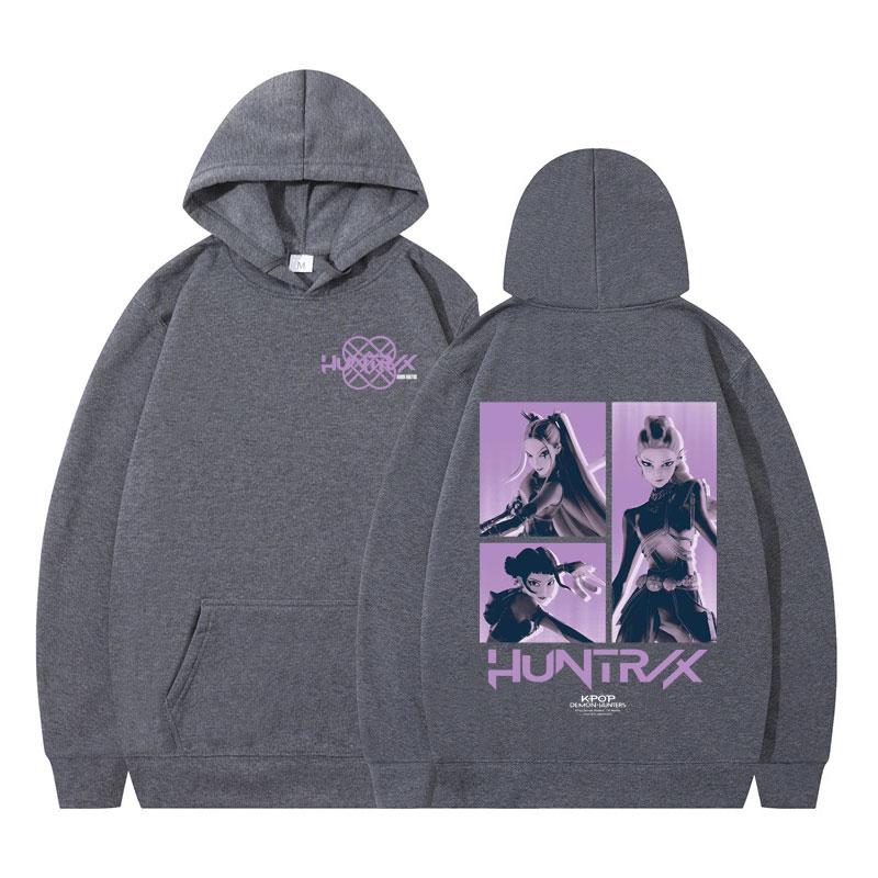 K-pop Demon Hunter Anime Graphics Hoodie Men Women Fashion Sweatshirt Long-sleeved Casual Aesthetic Trendy Loose Male Pullover