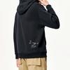 Fila Embroidered Logo Sports Casual Hoodie Men Hoodies Black F11M148215F-BK