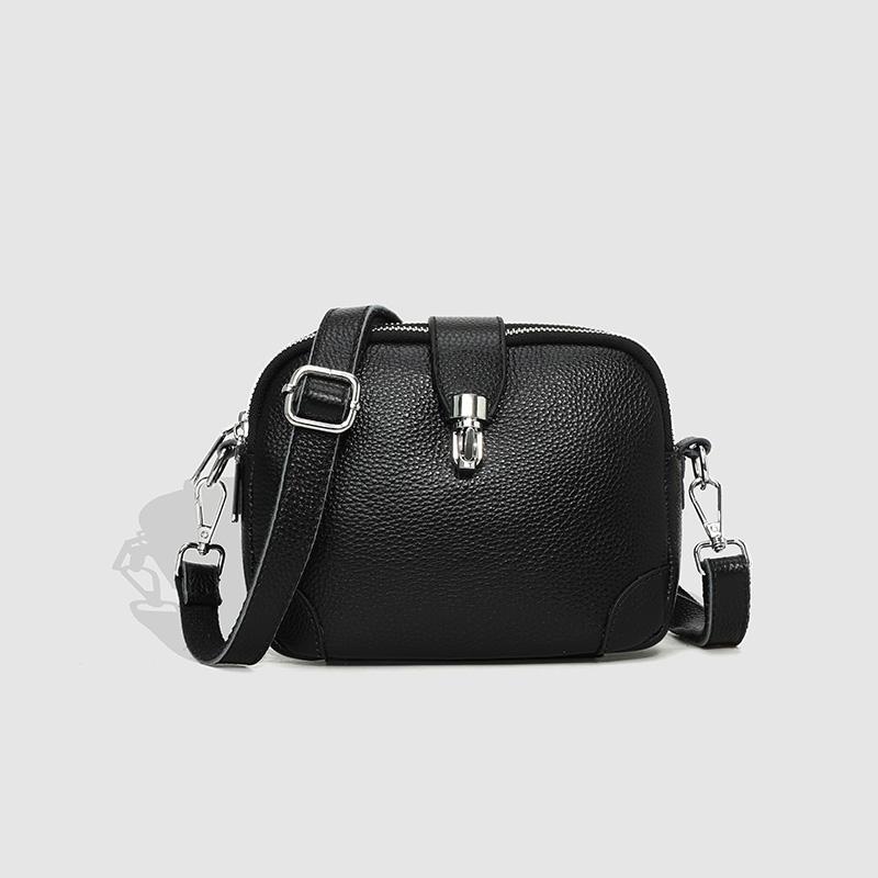 Luxury New Women's Shoulder Bag 100% Layer Cowhide Female Messenger Bags Trendy Designer Casual Handbag Wallet Sac A Main