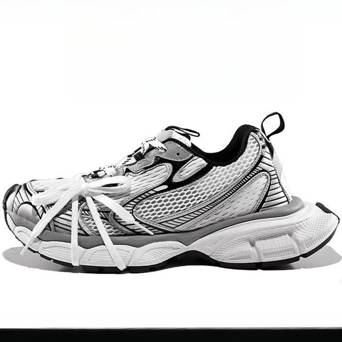 Fyra Säsonger Pappa-skor för Kvinnor, Andningsbara, Smutsiga, Gamla, Tjocka Sulan, Höjdökande, Casual Par Sportskor