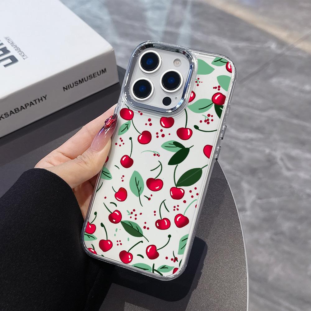 Fashion Cherry Bow Pattern Phone Case For Google Pixel 10 9 8 7 8A 9A XL Pro 4G 5G Transparent Soft Silicone TPU Back Cover