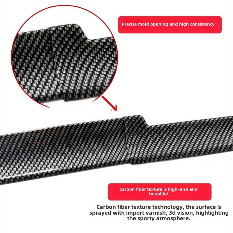 Mini spoiler universale in fibra di carbonio per auto Corolla e Cruze - Nessuna perforazione richiesta