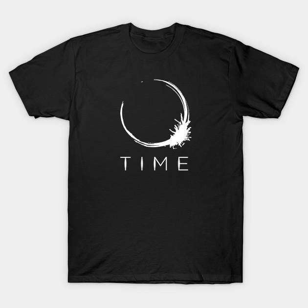 

Men Black Print T-shirt Arrival - Time White No-Cut Transfer Paper Print Cotton Tshirt M чёрный