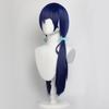 Cosplay Wig Murano Sayaka 75cm Straight Anime Wig Girl Love Live! Superstar! Double ponytail wig purple Synthetic Wig with Bangs