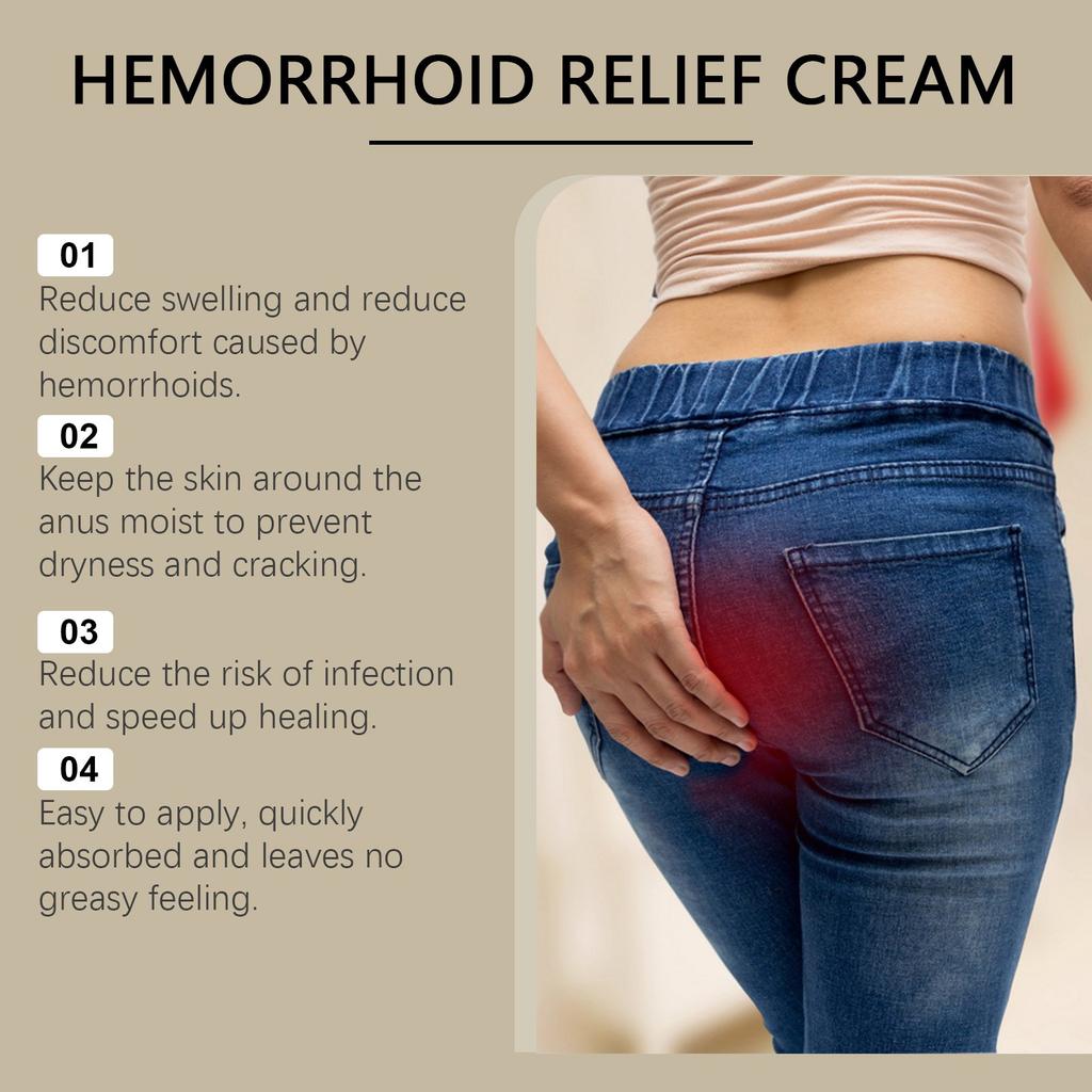 Natural Hemorrhoid Gel - Calms Itching & Pain Gentle Non-Irritating Formula
