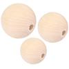 5 Bag Wood Beads Round Necklace HandMade Accessories 22mm/25mm/30mm