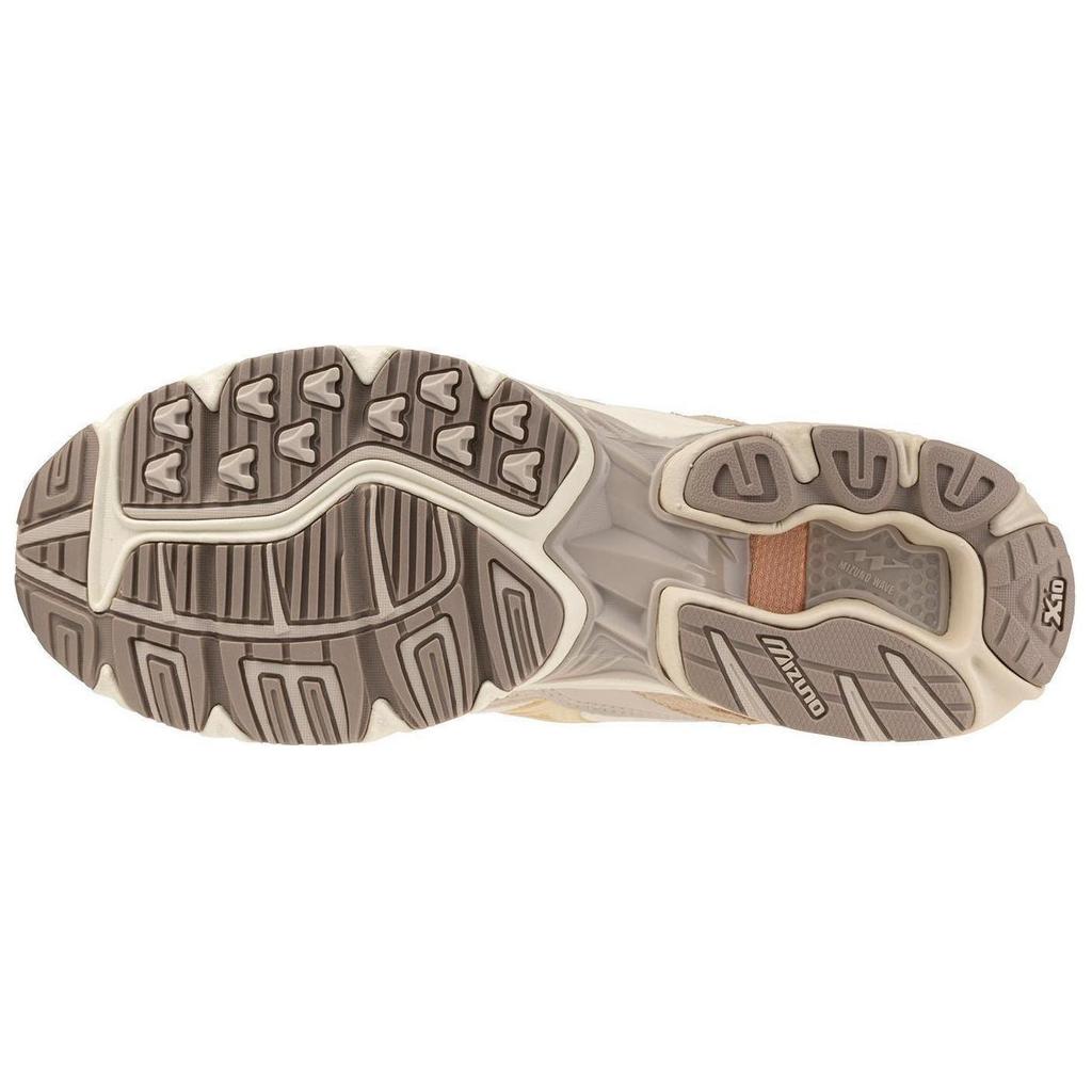 Mizuno Wave Rider 10 Comfortable Versatile Shock Absorbing Durable Breathable Low Top Casual Shoes Women sneaker Beige D1GA222614