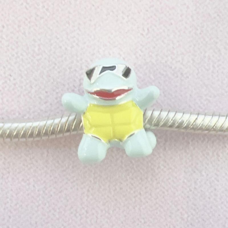 Copper Plated Cz Herocross Cartoon Rabbit Charm Family Mother Beads Stopper Fit Original European Bracelet Jewelry