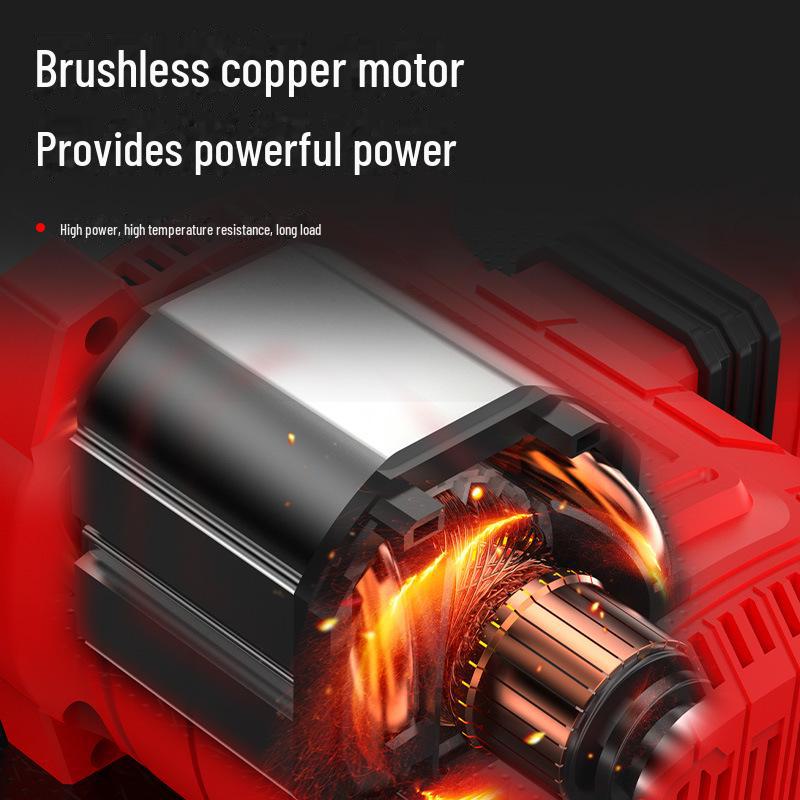 Delixi Brushless Lithium Battery Heavy-Duty Dual-Purpose Electric Hammer Drill.