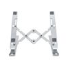 7 level Adjustable Laptop Stand Portable Aluminum Alloy Laptop Stand Foldable Non slip Notebook Holder Silver
