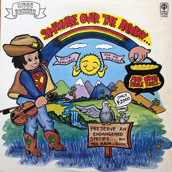LP Record DAVE FERGUSON  Somewhere Over The Rainbow And Othe PA6084 TRIO 1976 Japan CountryFolk Used
