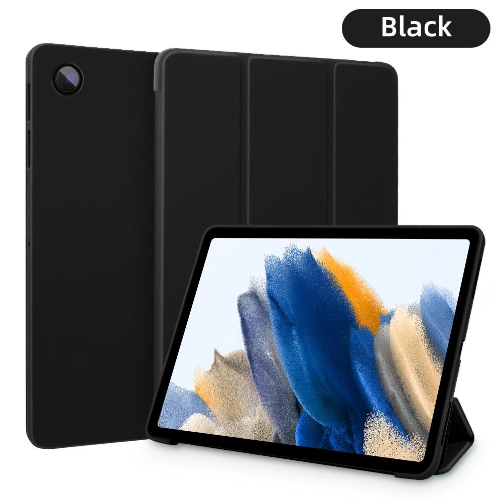 For Samsung Galaxy Tab S6 Lite 10.4 inch P610 P615 PU Tri-Folding Stand Case Funda For S6 Lite P620 P625 Tablet Smart Cover