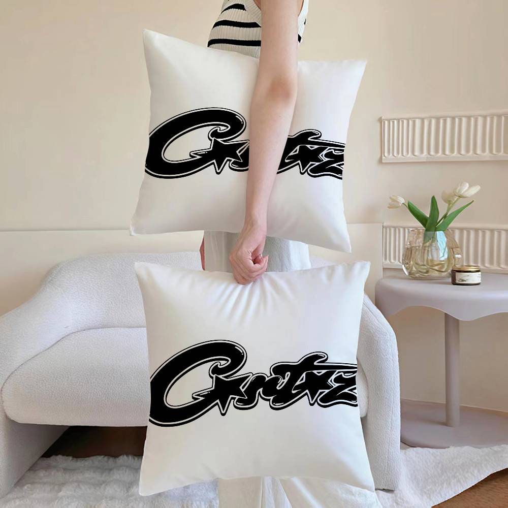 

Anime C-Corteiz Pillow Case Sofa and Living Room Decorative Cushion Covers Dust-proof and Mite-proof Invisible Zipper 12x12Inch
