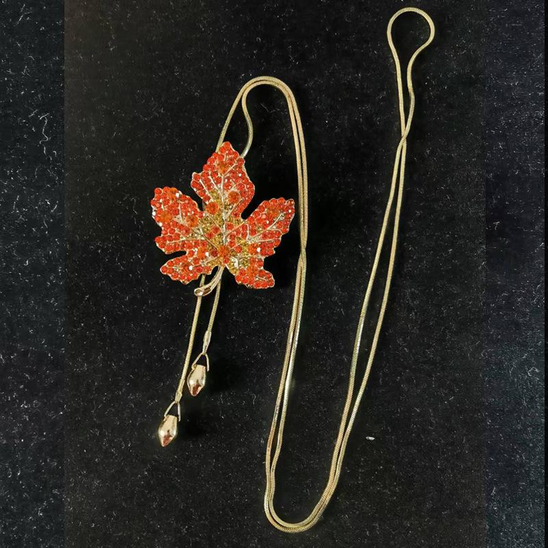 

Fashion Sweater Chain Autumn and Winter Light Luxury High-end Long Necklace Women s Versatile Spring and Summer Clothes Pendant Accessories