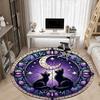 1PC Stained Cats Art Chair Carpet for Office, Indoor Non-Slip Washable Carpet, Soft Comfortable Mat For Office Room yy250930308