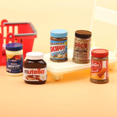 Mini DIY Dollhouse Kit: Peanut Butter Chocolate Sauce Store Simulation