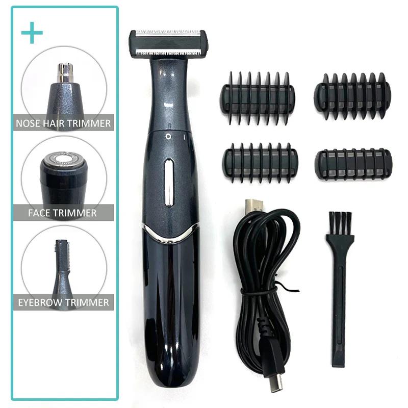 

Интимные зоны Стрижка Прецизионная бритва для мужчин Линия бикини Чувствительная бритва Шарики Яйца Триммер для бритья лобковых волос Машинка для стрижки бороды KIT