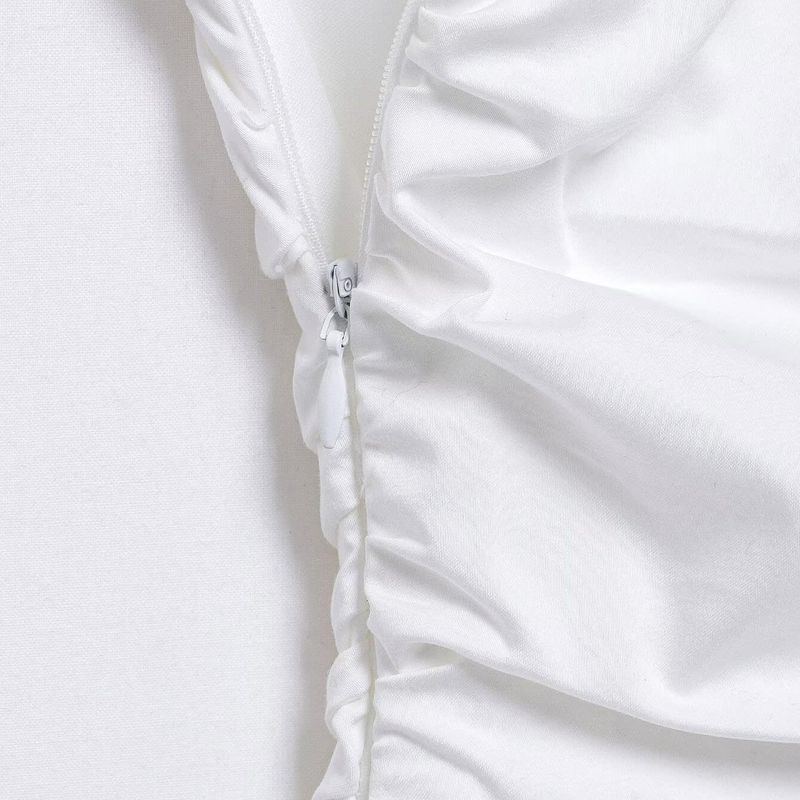 Kaslead New Arrival Women's Clothing Fashion Style Straight Collar off-the-Shoulder Tube Top Tops Skirt 4764018 4764400