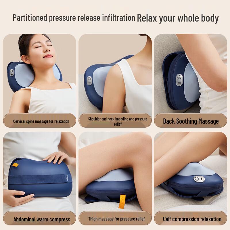 CLORIS Multifunctional Neck and Back Massage Pillow