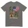 Love Our Veterans Day Proud Military American Flag Thank You TShirt