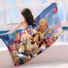Game C-Cookie Run K-ingdom Anime Beach Swimming Towel Soft Absorbent Washcloth Children's Gifts For Kids Travel Camping Gym
