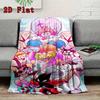 Cartoon Character Theme 2D Flat Pattern Flannel Blanket High Quality All Seasons Warmth and Comfort Perfect for Christmas Gifts.PMT0914393