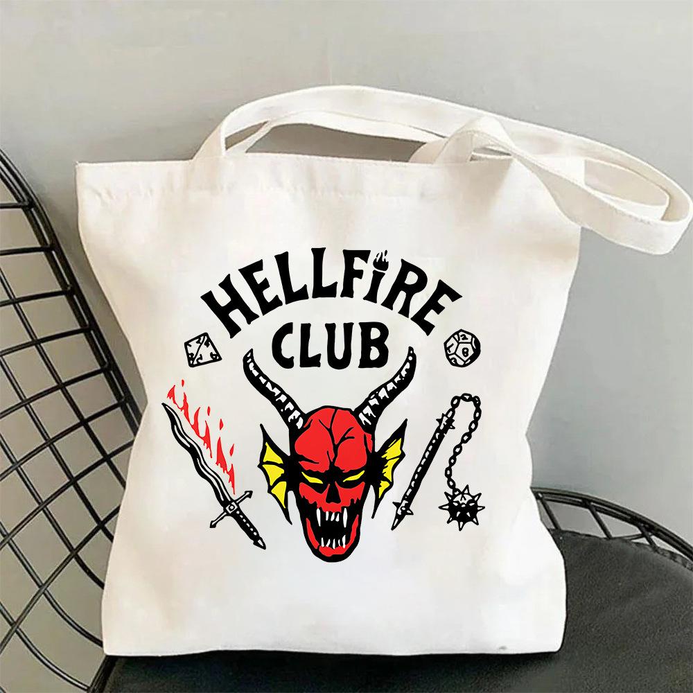 Stranger Things Fashion Student Canvas Bag