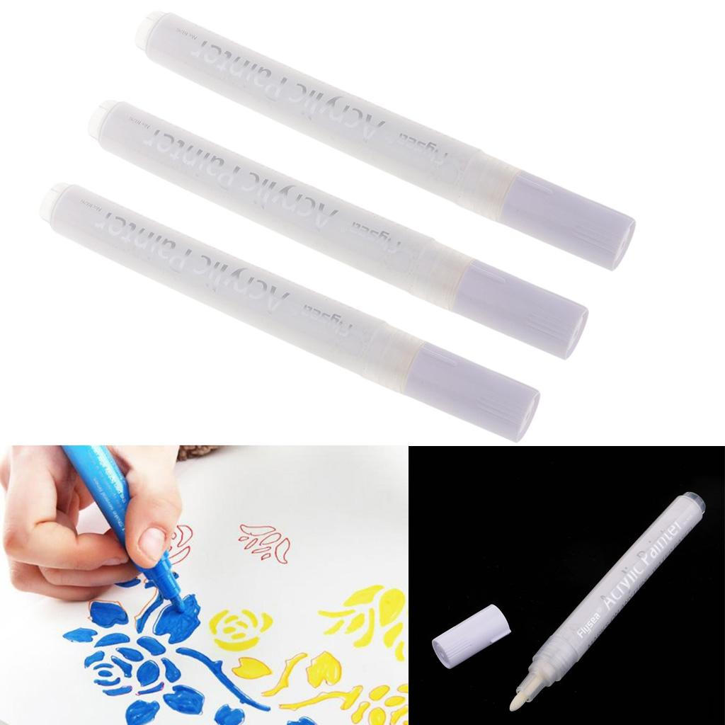 

3 водонепроницаемые акриловые ручки, металл, дерево, керамика, ткань