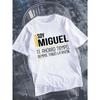 European sizes Funny Spanish Humor Name Men's Short Sleeve T-shirt Summer T-shirt Top