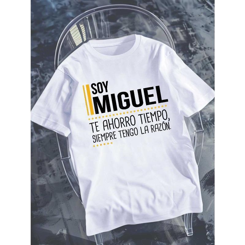 European sizes Funny Spanish Humor Name Men's Short Sleeve T-shirt Summer T-shirt Top
