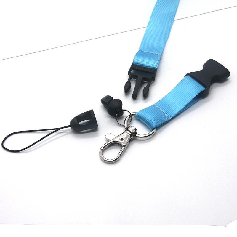 1PC New Printed Fabric Lanyard badge ID Card Holder Neck Strap Clip Mobile Phone Neck Straps Office School Supplies