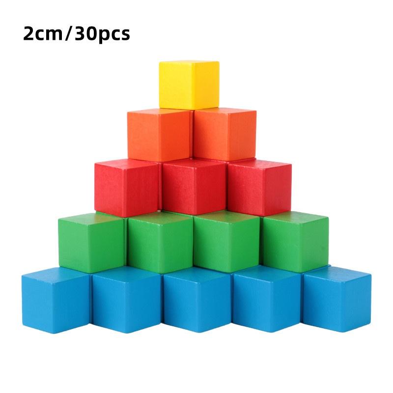 Hochwertige Holzwürfel Mathespielzeug für Kinder