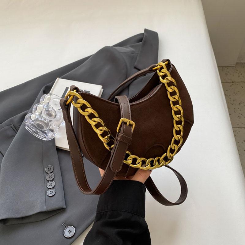 

Осень-зима Новая винтажная высококачественная сумка-чехол Sense с цепочкой и текстурой, повседневные сумки под мышками, модная сумка через плечо для путешественников