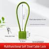 Steel Cable Combination Padlock: Anti-Theft Lock for Cabinets & Files