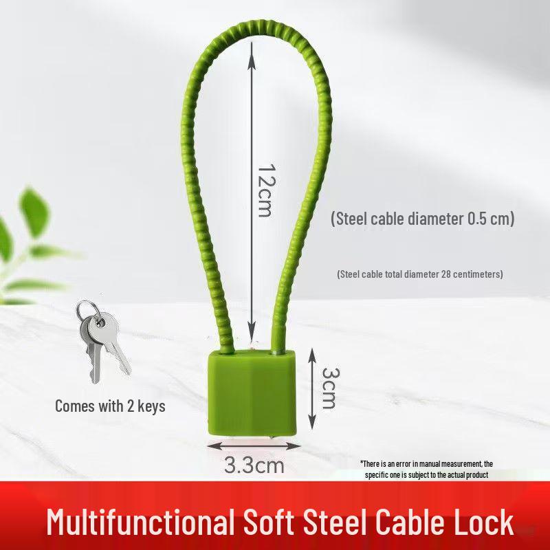 Steel Cable Combination Padlock: Anti-Theft Lock for Cabinets & Files