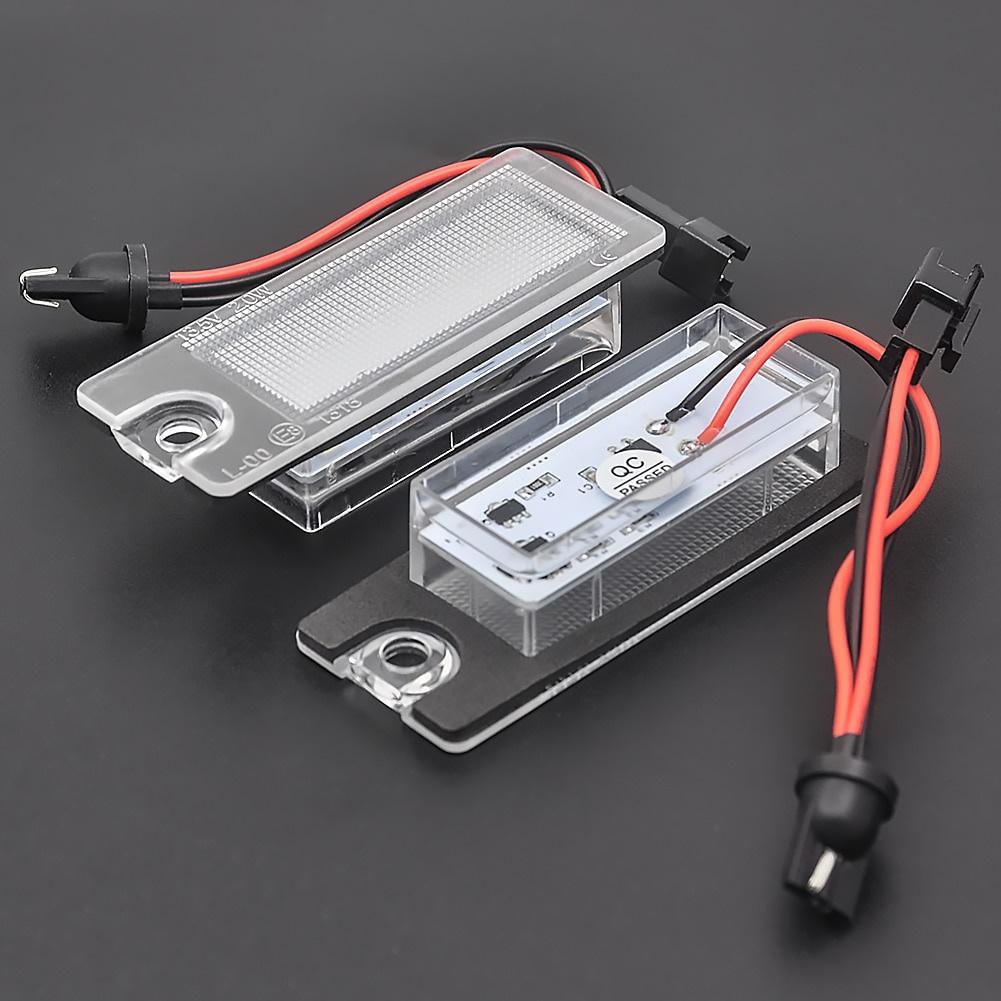 Car Rear White LED License Plate Light Number Plate Lamp For Volvo S60 S80 V70 XC70 XC90
