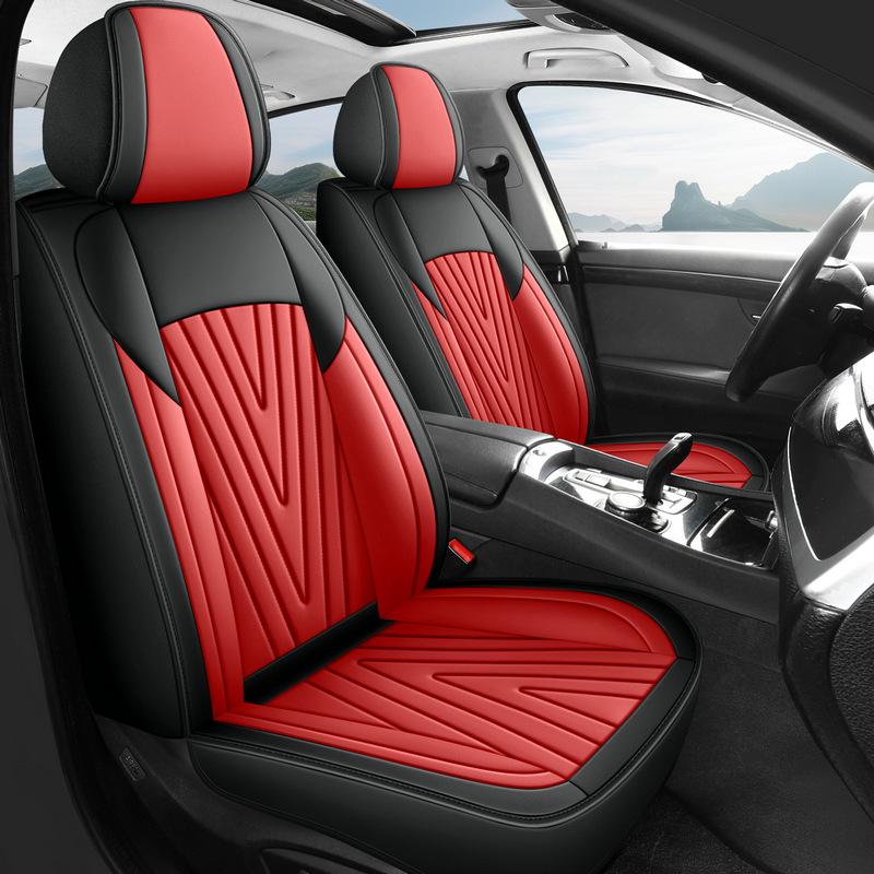 Universal All-Season Leather Car Seat Cover and Cushion