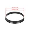 UXCELL 4pcs 67.1mm To 60.1mm 72.6mm To 57.1mm 66.6mm To 57.1mm Car Hub Centric Rings Wheel Bore Center Spacer Hub Rings