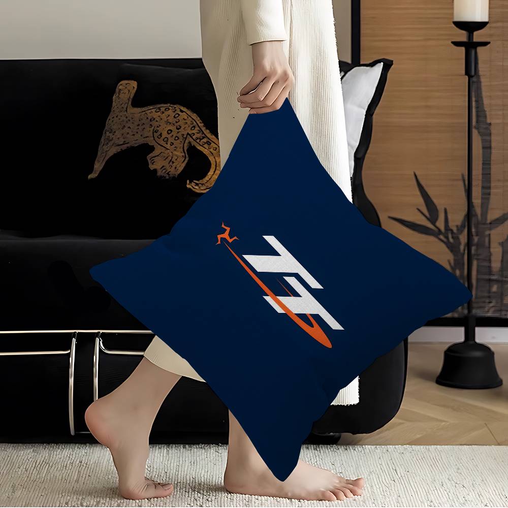 Motorcycle IIsle Of Man TT Cushion Cover Pillow Cover Decor Pillowcase Printed Cushion Case for Couch